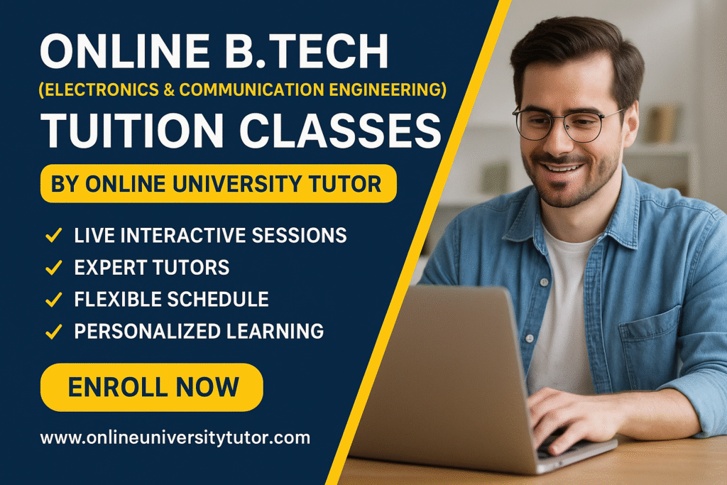 Online B.Tech (Electronics & Communication Engineering) Tuition Classes